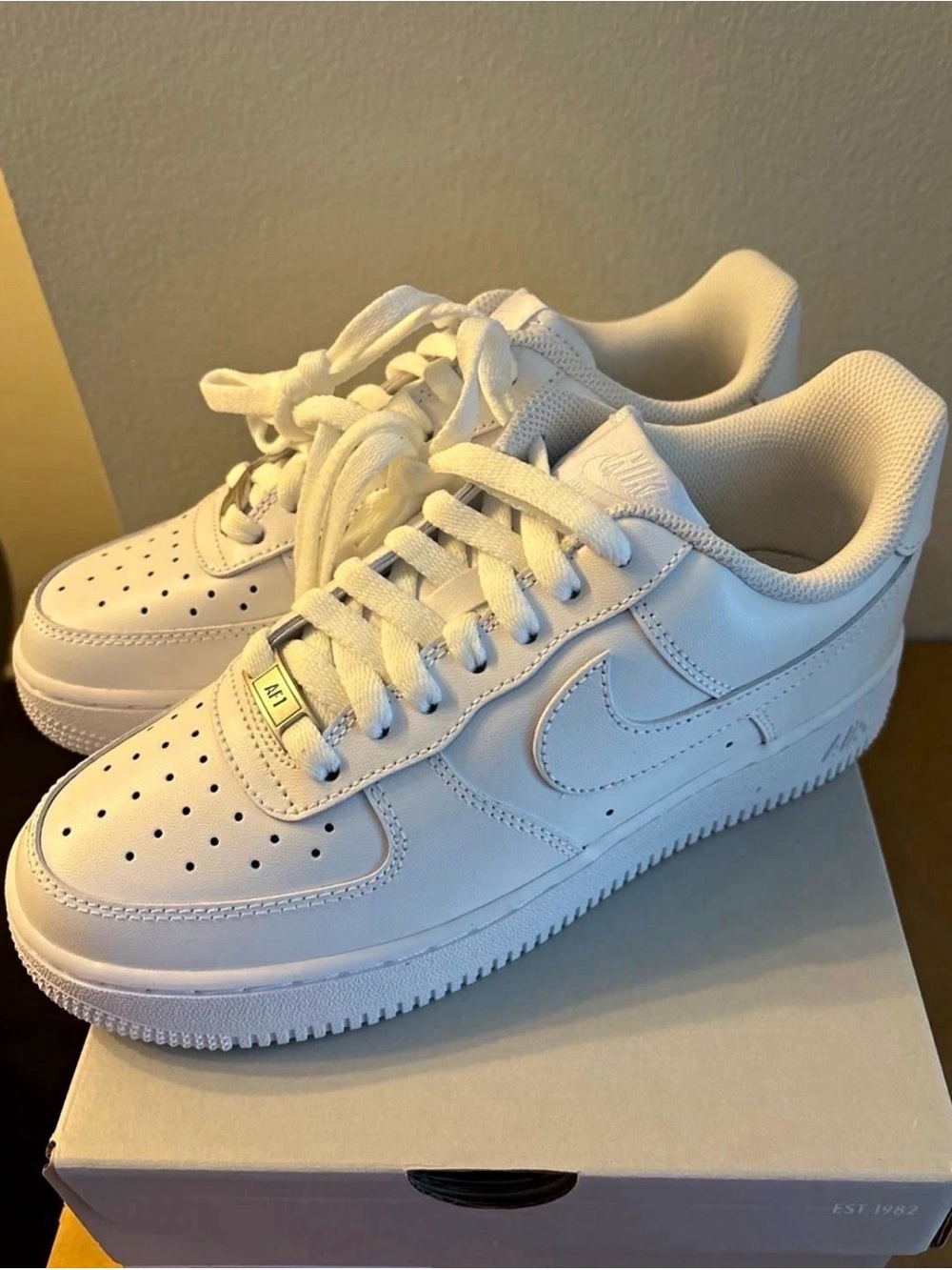 Nike Kids White Low-Top Sneakers